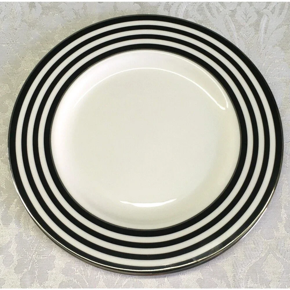 Kate Spade Lenox Plates lot Parker Place Salad, Butter, Saucer, 3 dishes
